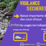 Vigilance sécheresse, niveau des cours d’eau en baisse (3)