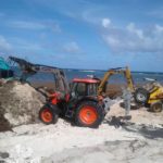 Opération ramassage pour le RSMA à Marie-Galante