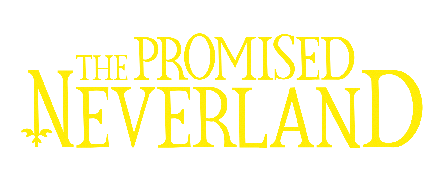 Party promise. The promised Neverland надпись. Неверленд логотип. Обещанный Неверлэнд лого. Логотип обещанного Неверленда.