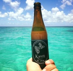 La bière Karett au soleil.