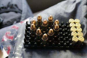 Des munitions pour une arme à feu. 